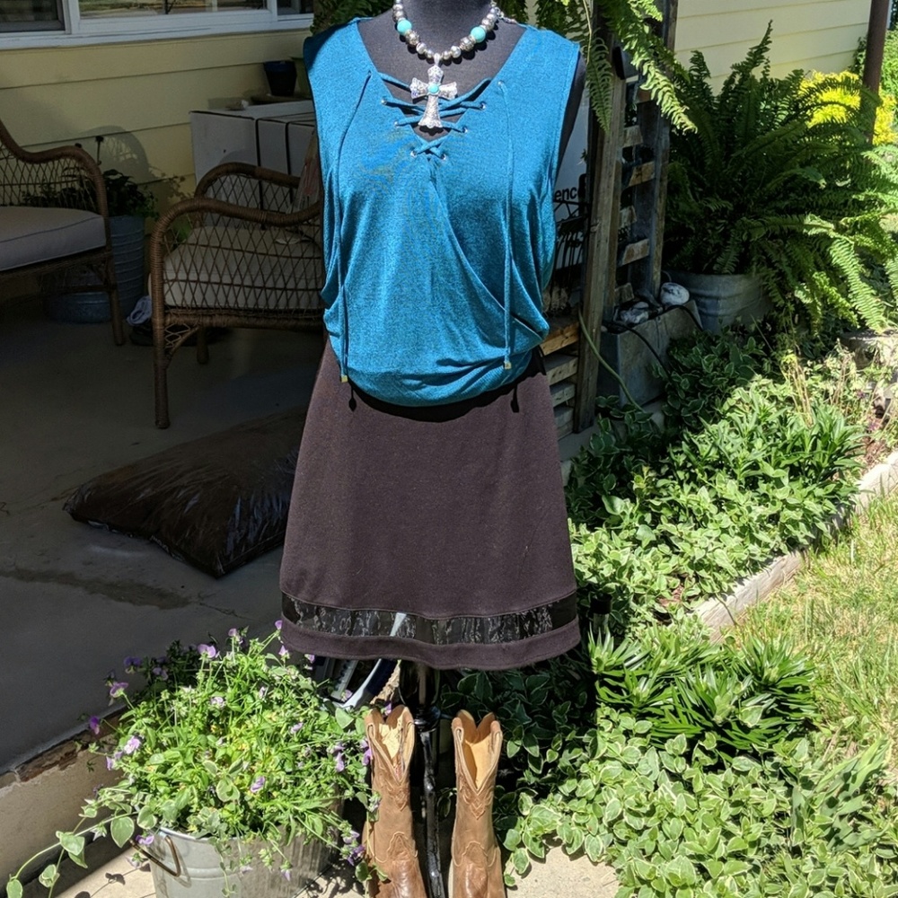 Forever 21+  plus size skater skirt 3X